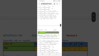 8 Ci Sinif Riyaziyyat Ksq 5 Variant A Və B