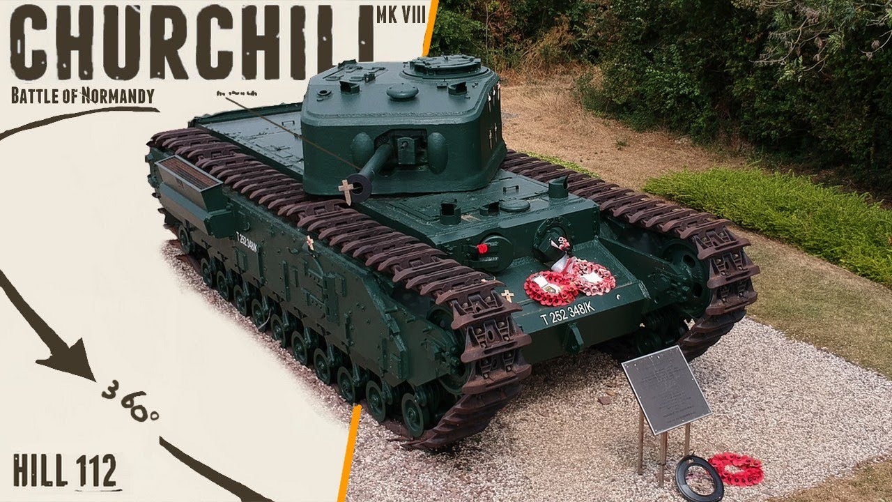 Hill 112 Churchill Mk VII Tank Normandy 1944 D-Day memorial