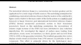 Non linearity of geocentre motion and its impact on the origin of the terrestrial reference frame