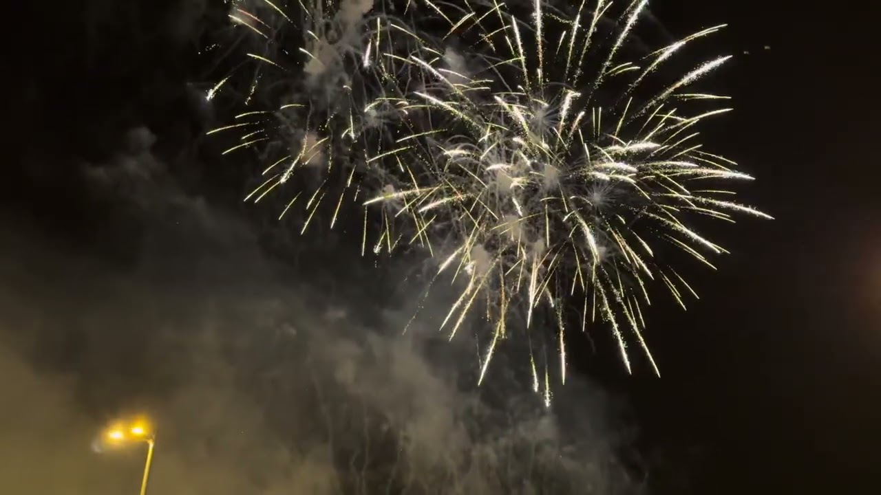 Fuegos artificiales Fiestas del Pilar 2025 4K Zaragoza Spain 🇪🇸