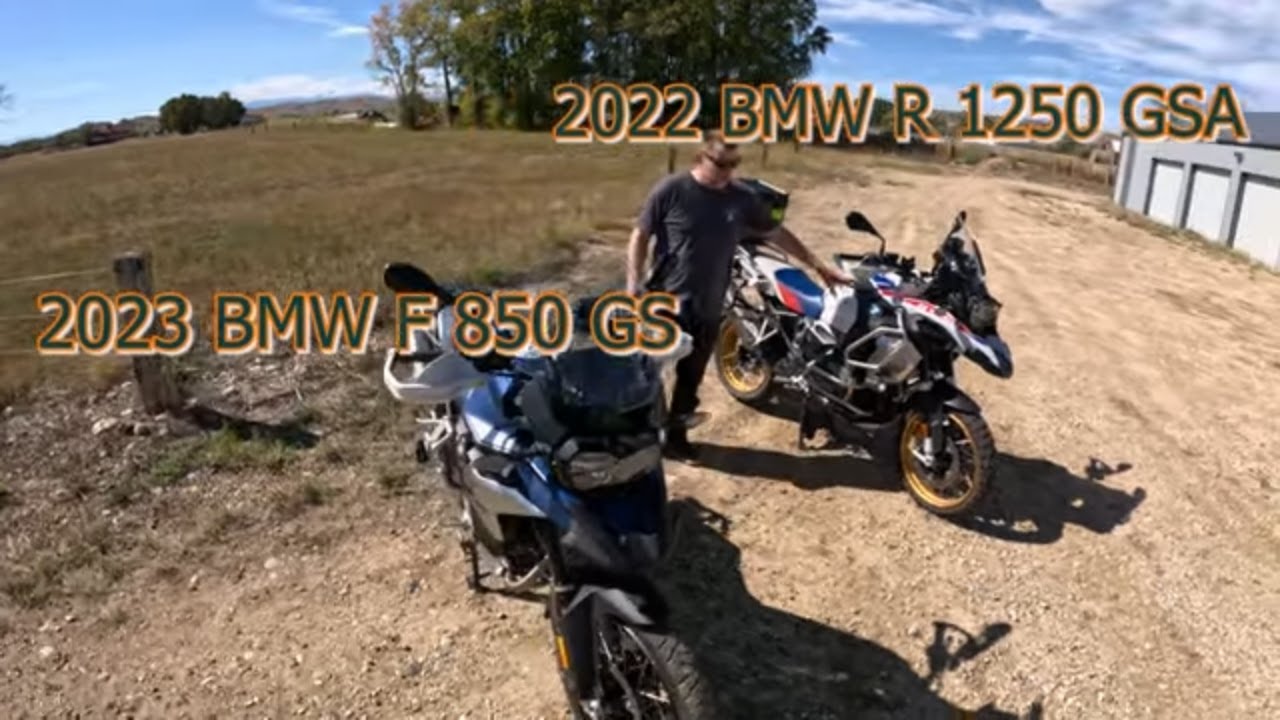 2022 BMW R 1250 GSA vs 2023 F 850 GS Side by Side Comparison : Why I am ...