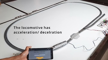 Smartphone Controlled Model Railroad with ESP8266