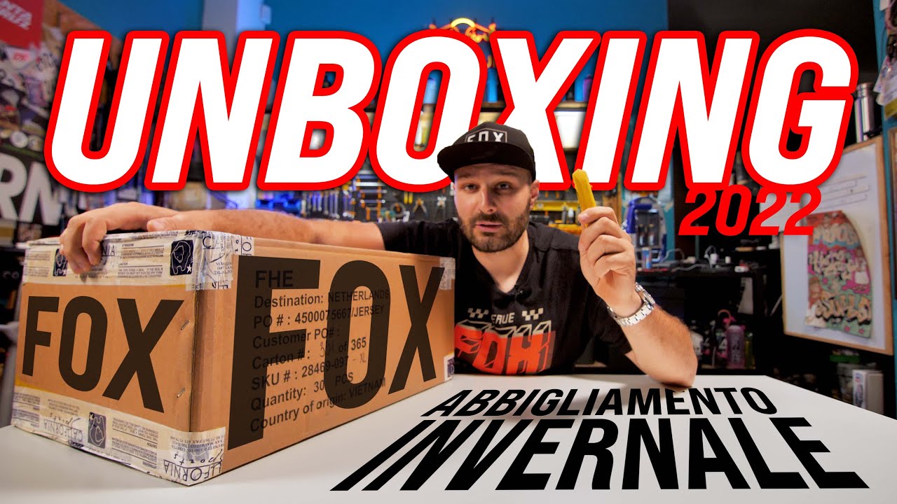 UNBOXING ABBIGLIAMENTO INVERNALE MTB - FOX 2022 - YouTube