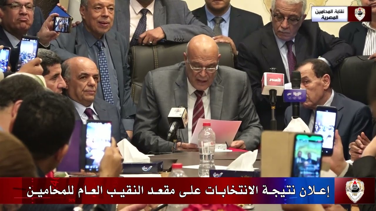 اللجنة القضائية المشرفة على الانتخابات تعلن فوز الأستاذ عبدالحليم علام نقيبًا للمحامين