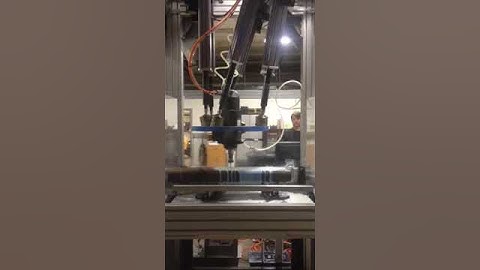 Hexapod drilling into Domex 650