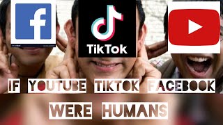 YouTube Vs Tiktok | The Ultimate End | If YouTube Tiktok and Facebook were Humans!!!