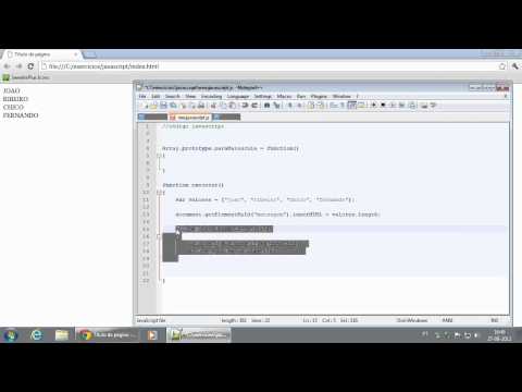057   Adicionando métodos originais ao Array através da propriedade Prototype