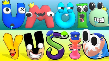 Merge Alphabet Lore vs Merge Alphabet Monster Battle Max Level Gameplay