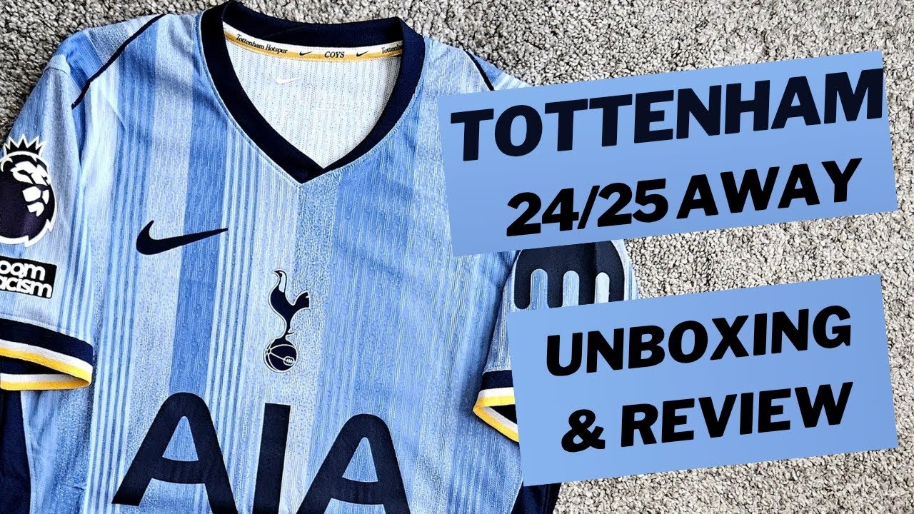 Tottenham 2024/25 Player issue away shirt Unboxing & Review
