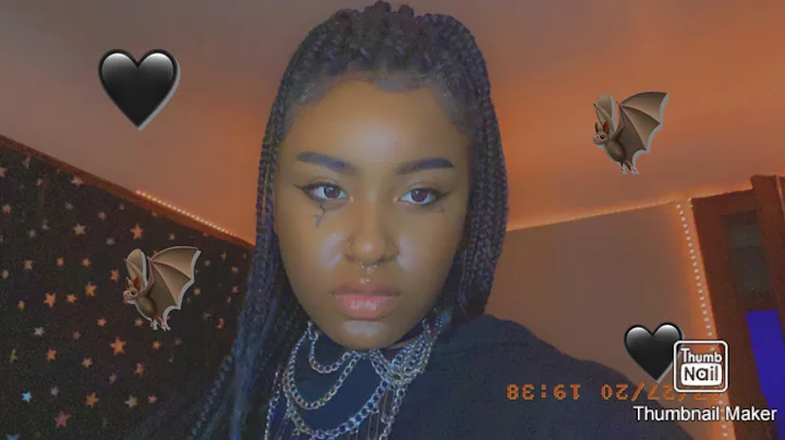 Black Alternative/Goth everyday makeup