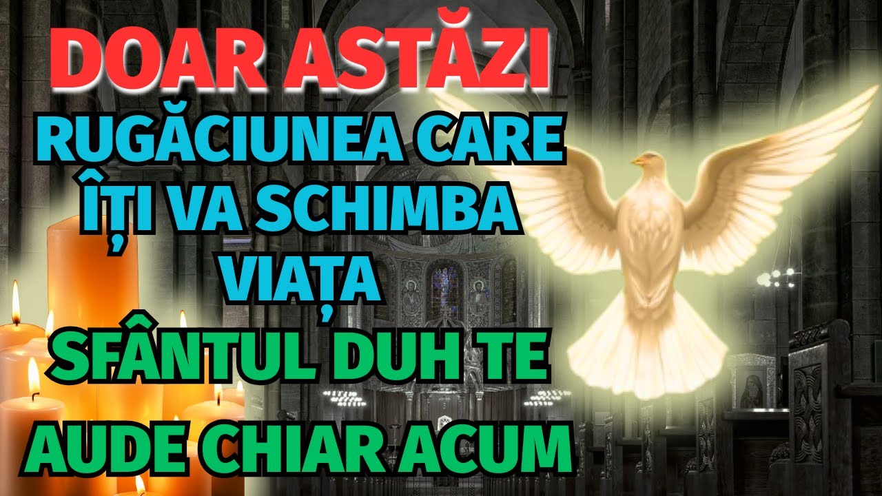 DOAR ASTĂZI SFÂNTUL DUH LUCREAZĂ MINUNI — RUGĂCIUNEA CARE SCHIMBĂ VIEȚILE PENTRU TOTDEAUNA ASTĂZI