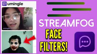 Umingle Video Chat -  How to Use Streamfog Face Filters! screenshot 3