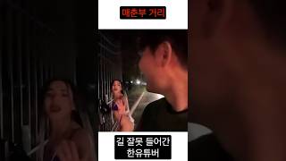 매춘부 거리 잘못 들어간 유튜버