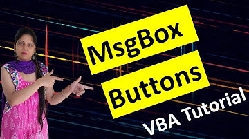 MsgBox Buttons | Different Styles of Buttons on MsgBox | MsgBox in VBA | VBA Tutorial