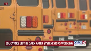 Educators left in dark after system stops working