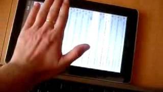Flytouch 2 - GPS android tablet quick review with external mouse+keyboard