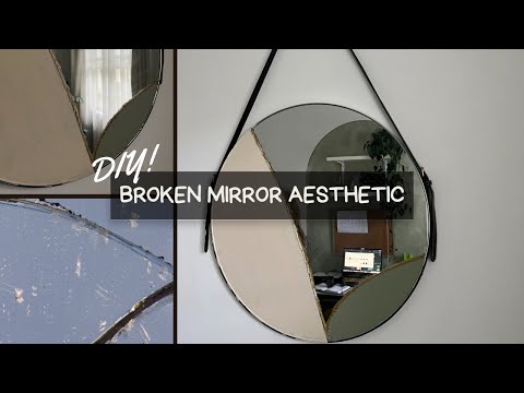 how-to-make-a-broken-mirror-aestetically-pleasing-|-diy-mirror-aesthetics-|-south-african-youtuber