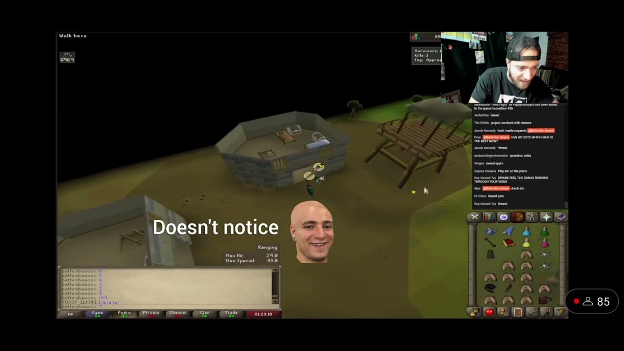 Bathrobe Dwane RuneScape Stream Compilation (reupload)