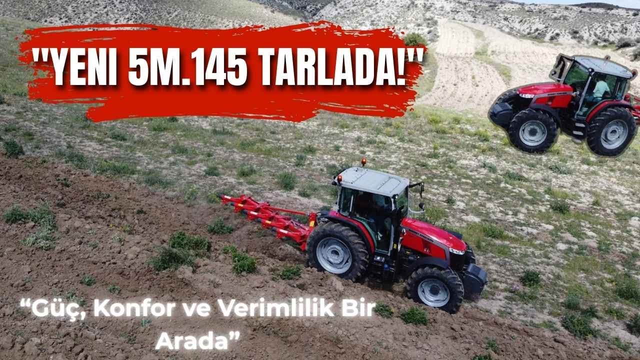Yeni Massey Ferguson 5M.145 Tarlada! | İlk Sürüş ve İnceleme