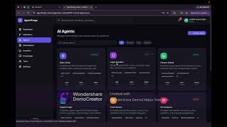 agent forge demo pitch for hackathon