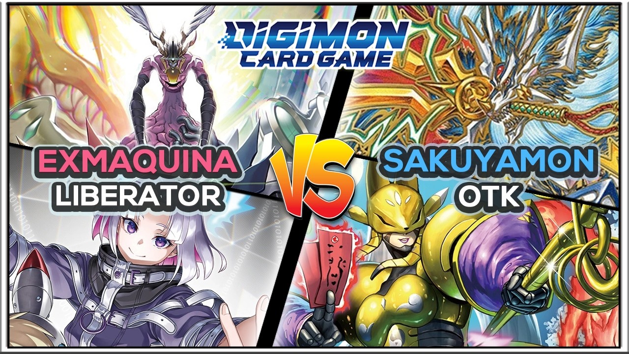 *NEW* ExMaquinamon vs Sakuyamon • EX11 Gameplay | DCGO | Digimon TCG