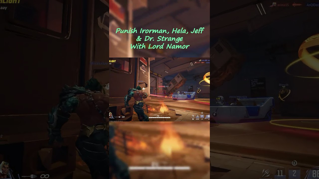 Namor Gameplay - Marvel Rivals 