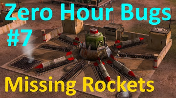 Bugs! Did you know? Part7 "Missing ScudStorm Rockets" [C&C Zero Hour]