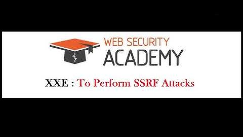 XXE : Exploiting XXE to perform SSRF attack || XML external Entities || PortSwigger || BurpSuite ||
