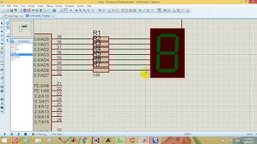 VĐK 8051: Led 7 thanh (sáng từ 0 đến 9)