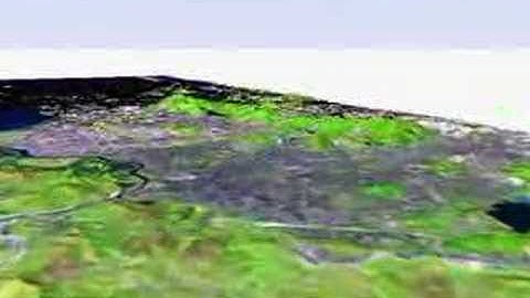 Hong Kong 3D Flyby using IDRISI Andes