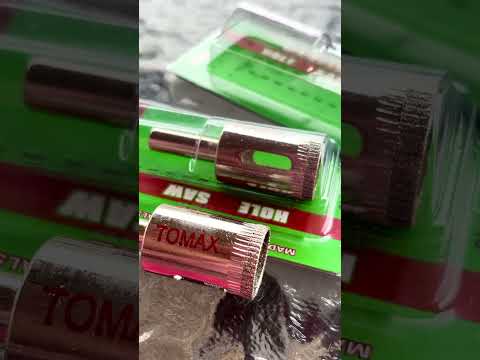 Коронка для плитки 20 мм алмазна TOMAX, видео 1