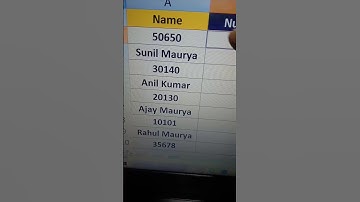 How to populate only Number From one column in excel