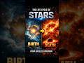 The Life Cycle of Stars… From Birth to Supernova⭐🌟✨ #shorts