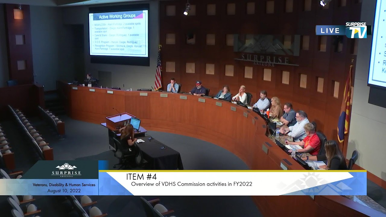 Veteran, Disability and Human Service Commission - 08/10/2022