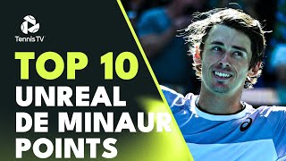 Top 10 UNREAL Alex De Minaur Tennis Points 😍