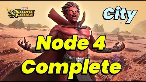 Dark Dimension 7: Node 4 COMPLETE! CITY is a JOKE! SO EASY! CITY DD7 Mephisto | MARVEL Strike Force