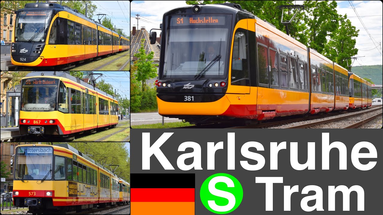 S Bahn, Tram in Karlsruhe / Germany