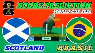 SCOTLAND VS BRASIL || WORLD CUP 2026 || SCORE PREDICTIONS