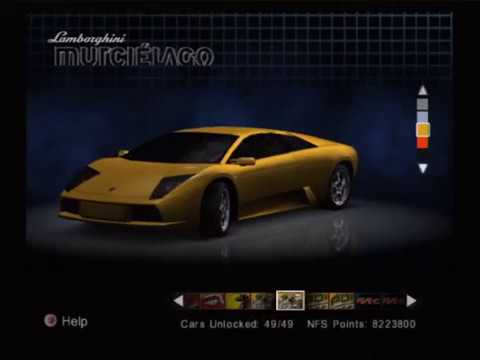 Need For Speed Hot Pursuit 2 PS2 All Cars Showcase 60fps