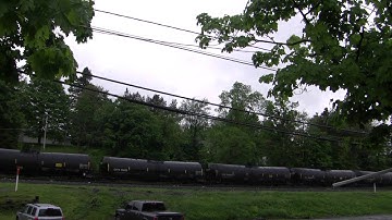 NS 7615 Leads A Mixed Freight @ Cresson, PA w Canon HF11