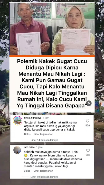 POLEMIK KAKEK GUGAT CUCU... 🔥‼️
