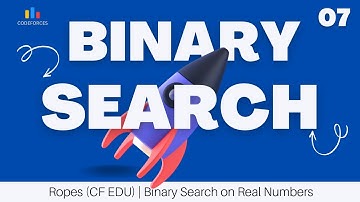Ropes (Codeforces EDU) | Binary Search on Real Numbers Explained