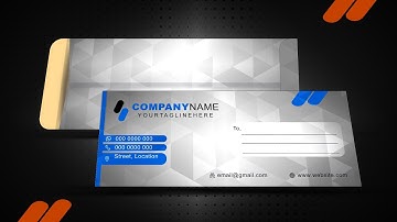 Professional Envelope Design  - Photoshop cc Tutorial