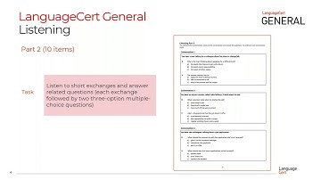 LanguageCert General - Listening