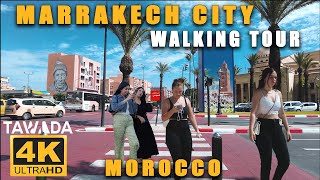 : Marrakech city walking journey (4K UHD) Morocco