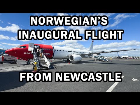 Flying NORWEGIAN'S INAUGURAL FLIGHT FROM NEWCASTLE