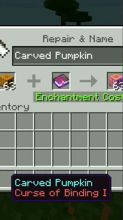 Can we enchant stack of pumpkin #minecraftshorts