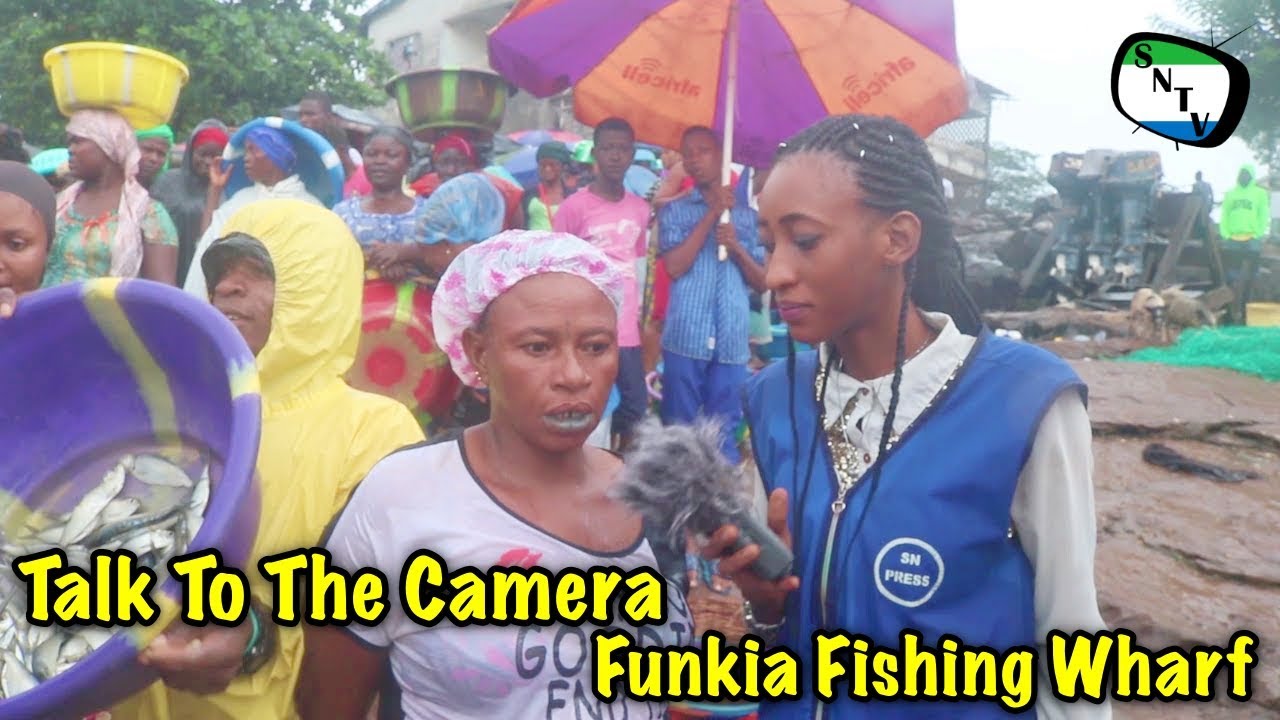 Talk To The Camera - Funkia Fishing Wharf - Sierra Leone