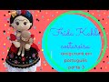 Frida Kahlo costureira amigurumi-parte 3- o vestido ( do canal mogues amigurumi) traduzido