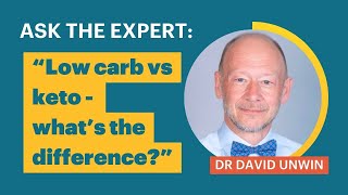 DEFEAT DIABETES | Low carb vs keto:  what’s the difference with Dr David Unwin by Defeat Diabetes AU 404 views 6 months ago 1 minute, 53 seconds